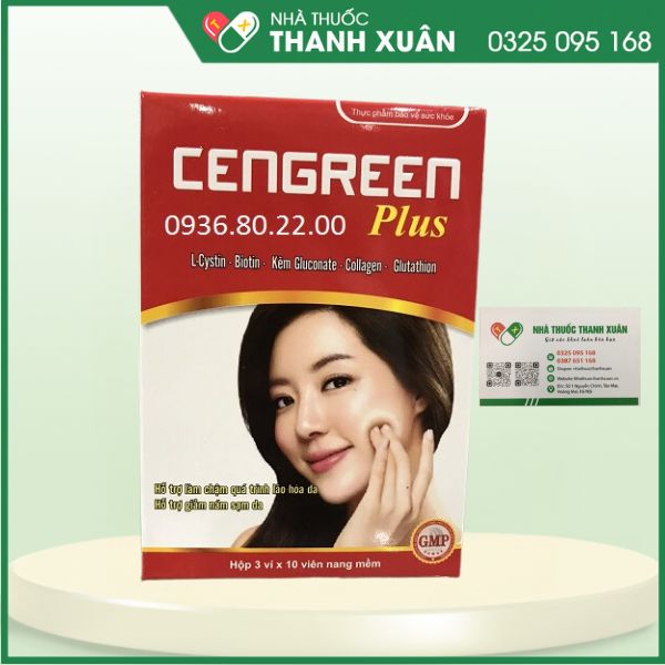 Cengreen Plus bổ sung dưỡng chất cho da, tóc, móng